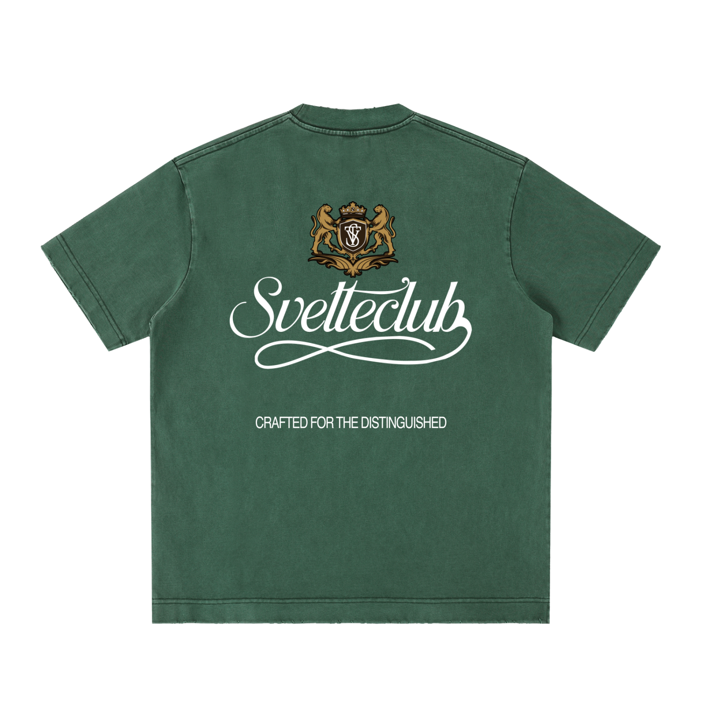 Svelte Heavyweight Vintage Washed Frayed T-Shirt