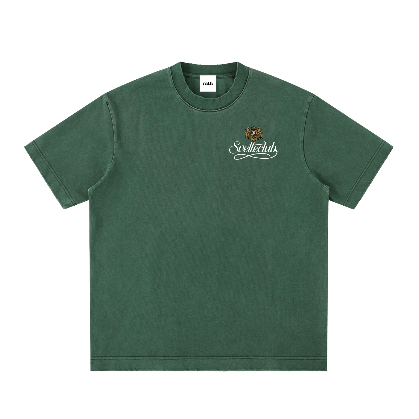 Svelte Heavyweight Vintage Washed Frayed T-Shirt